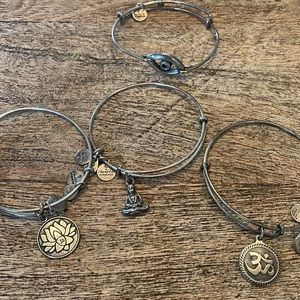 4 Alex and ani bracelets!!!